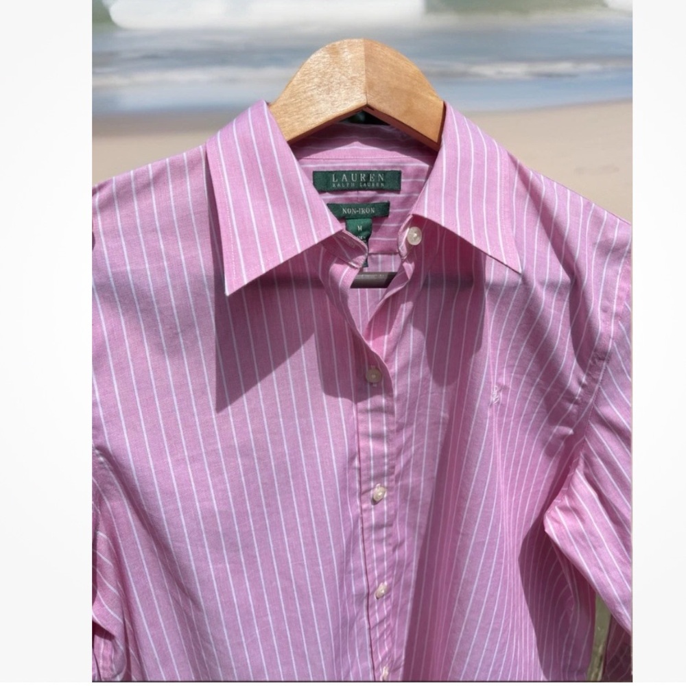 Ralph Lauren Pink Casual Button Down Shirt